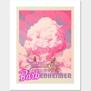 Barbie x Oppenheimer | Barbenheimer mashup Posters and Art